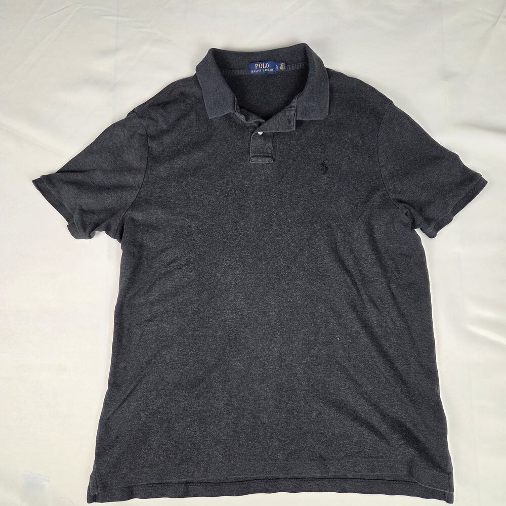 Polo Ralph Lauren Classic Fit Grey Short Sleeve Polo Shirt L